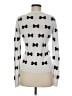 French Connection Argyle White Pullover Sweater Size M - photo 2