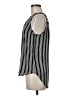 Violet & Claire 100% Polyester Stripes Black Sleeveless Blouse Size M - photo 5