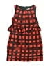 Crewcuts Plaid Orange Dress Size 6 - photo 1