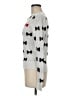 French Connection Argyle White Pullover Sweater Size M - photo 5
