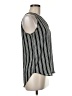 Violet & Claire 100% Polyester Stripes Black Sleeveless Blouse Size M - photo 4