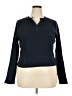 ASOS Design Blue Long Sleeve Polo Size XXL - photo 1