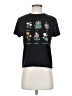 Romwe Floral Black Short Sleeve T-Shirt Size S - photo 1