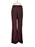 Theory Solid Burgundy Wool Pants Size 6 - photo 2