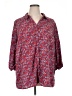 Catherines Paisley Red 3/4 Sleeve Blouse Size 1X - photo 1
