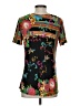 Johnny Was Black Short Sleeve Blouse Size XS - photo 2