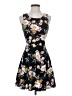 Eight Sixty Floral Black Casual Dress Size S - photo 1