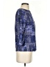 J. McLaughlin Print Blue 3/4 Sleeve T-Shirt Size S - photo 4