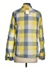 Natural Reflections 100% Cotton Plaid Yellow Long Sleeve Button-Down Shirt Size S - photo 2