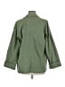 Zara Solid Green Coat Size M - photo 2
