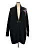 Soft Surroundings Floral Black Cardigan Size XXL (estimated) - photo 1