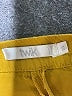 Twik 100% Viscose Solid Yellow Shorts Size L - photo 3