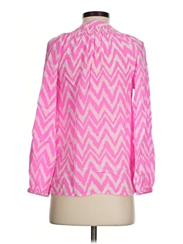 Lilly Pulitzer Long Sleeve Silk Top (view 2)