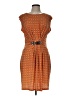 MICHAEL Michael Kors Print Orange Casual Dress Size M (petite) - photo 1