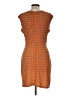 MICHAEL Michael Kors Print Orange Casual Dress Size M (petite) - photo 2