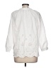 Lands' End 100% Cotton White 3/4 Sleeve Blouse Size 10 - 12 - photo 2