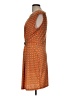 MICHAEL Michael Kors Print Orange Casual Dress Size M (petite) - photo 5