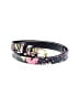 Old Navy Floral Black Belt Size 40 - photo 1