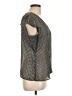 Liz Claiborne 100% Polyester Gray Sleeveless Blouse Size L - photo 4