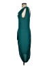 BCBGMAXAZRIA Solid Teal Cocktail Dress Size S - photo 5