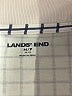 Lands' End 100% Cotton Checkered-gingham Blue Short Sleeve Polo Size M (petite) - photo 7