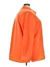 Travelsmith Solid Orange 3/4 Sleeve Button-Down Shirt Size 3X - photo 4