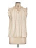 Ellen Tracy Ivory Sleeveless Blouse Size L - photo 1