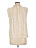 Ellen Tracy Ivory Sleeveless Blouse Size L - photo 2