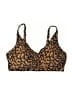 Eco Beach Animal Print Brown Swimsuit Top Size L - photo 1