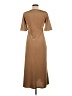 H&M Solid Tan Casual Dress Size M - photo 2
