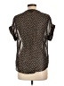 Self Esteem 100% Polyester Stars Black Short Sleeve Blouse Size L - photo 2