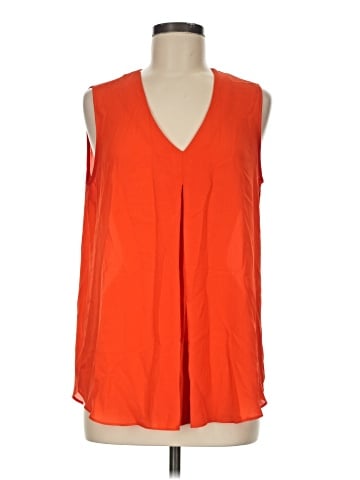 Rose + Olive Sleeveless Blouse (view 1)