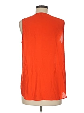 Rose + Olive Sleeveless Blouse (view 2)