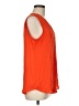Rose + Olive 100% Polyester Orange Sleeveless Blouse Size M - photo 4