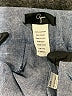 Aqua 100% Cotton Chevron-herringbone Blue Shorts Size XS - photo 4