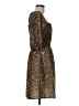 Everly 100% Polyester Animal Print Brown Cocktail Dress Size M - photo 4