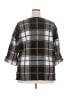 Tahari Plaid Gray Pullover Sweater Size 2X - photo 2