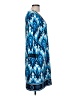 PREMISE Paisley Blue Casual Dress Size L - photo 4