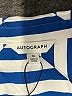Autograph Print Blue Long Sleeve Blouse Size 12 - photo 7