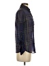 Guess 100% Polyester Plaid Blue Long Sleeve Blouse Size S - photo 4
