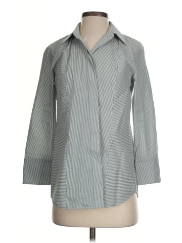 Lafayette 148 New York 3/4 Sleeve Button-Down Shirt (view 1)