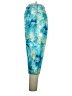 Unbranded 100% Polyester Tropical Blue Casual Pants Size 16 (petite) - photo 5