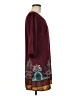 Bebop 100% Polyester Burgundy Casual Dress Size M - photo 4