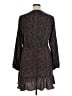 Express 100% Polyester Animal Print Brown Casual Dress Size XL - photo 2