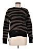 Aqua Stripes Brown Pullover Sweater Size M - photo 1