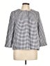 Talbots 100% Cotton Houndstooth Ivory Blazer Size 12 - photo 1