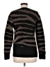 Aqua Stripes Brown Pullover Sweater Size M - photo 2