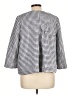 Talbots 100% Cotton Houndstooth Ivory Blazer Size 12 - photo 2