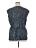 H By Halston Silver Sleeveless Blouse Size XL - photo 2
