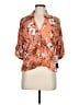 Moa Moa Tropical Orange 3/4 Sleeve Blouse Size M - photo 1
